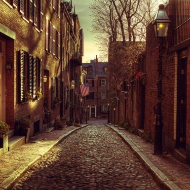 Исторический район Бостона. Источник Amuze.ru