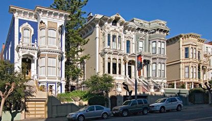 Дома в викторианском стиле в Сан-Франциско